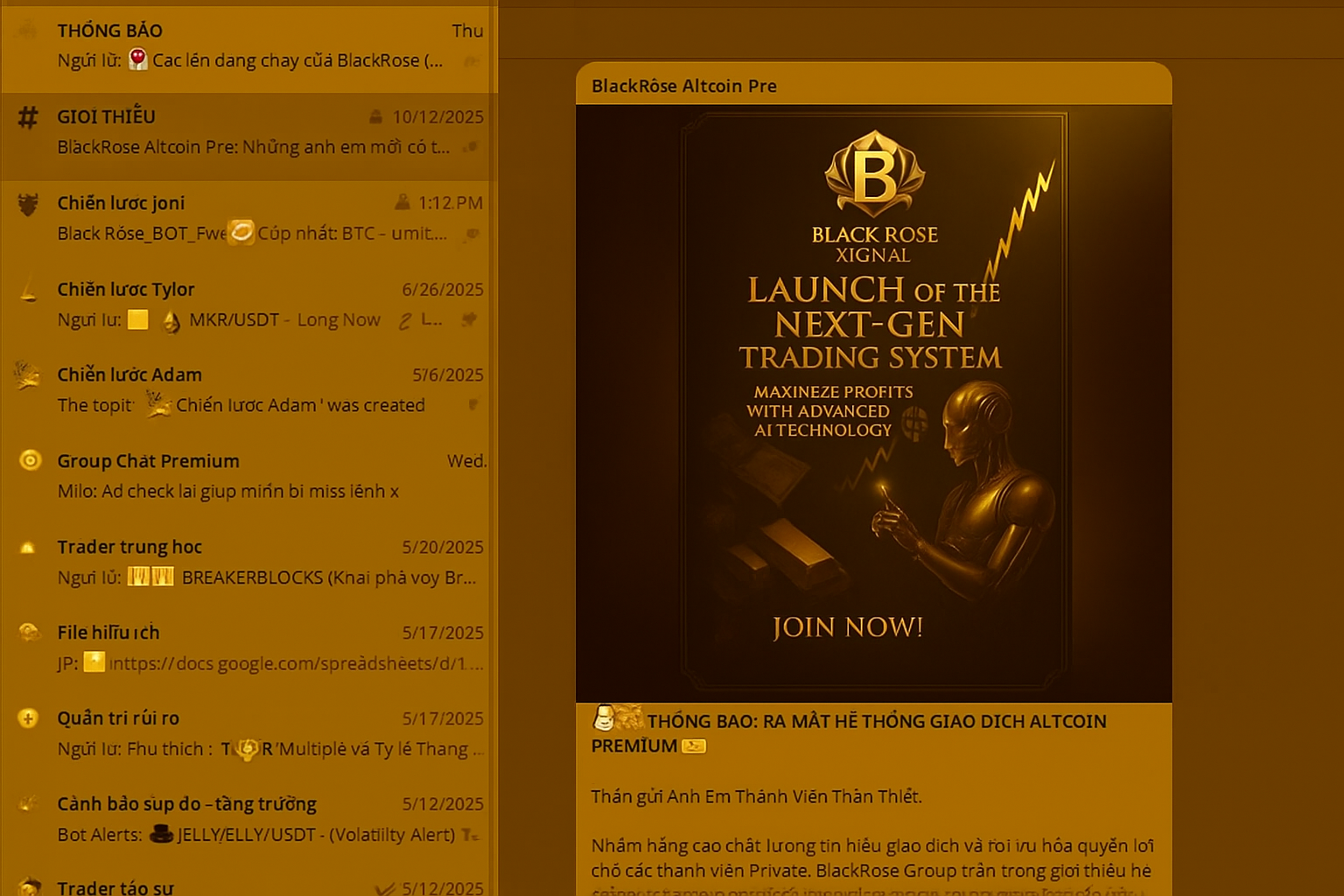 BLACK ROSE Trading Community